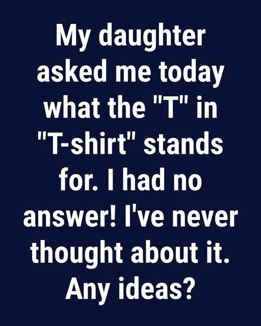 Why Do We Call Them T-shirts?