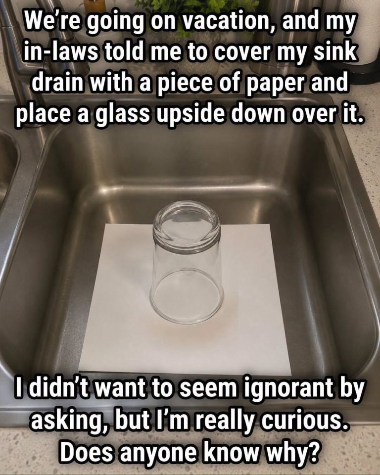 The Simple Sink Trick You Should Do Before Leaving for Vacation